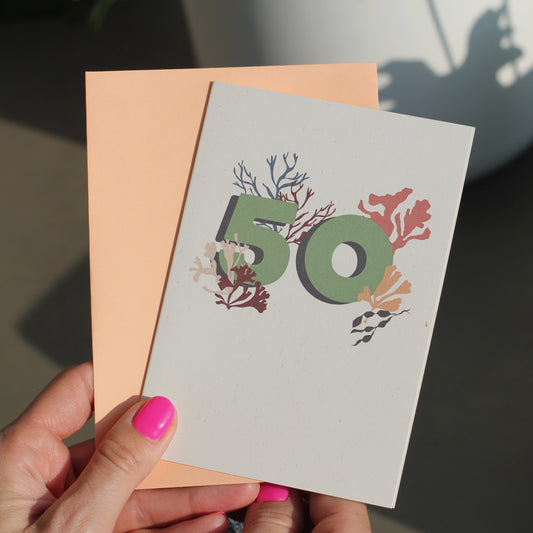 50th birthday card