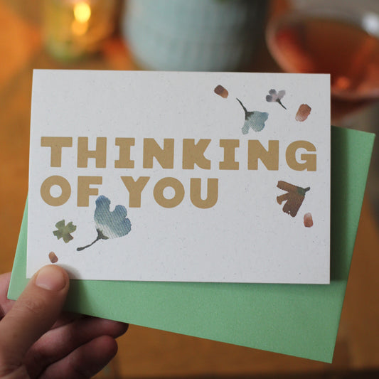 Thinking of you floral card